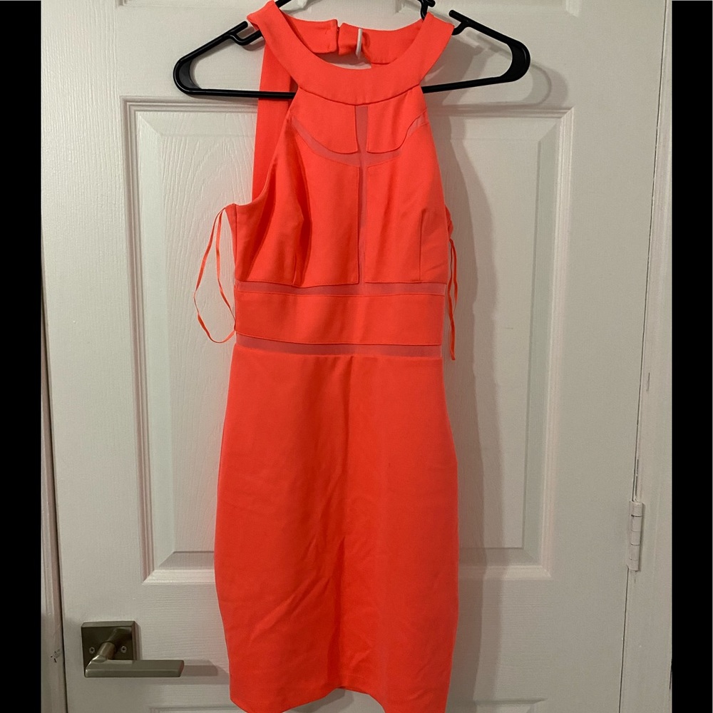 Orange dress